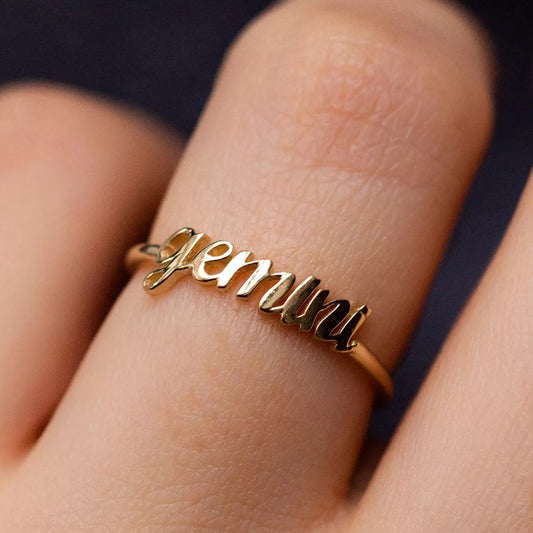 Gold Dainty Constellation Rings
