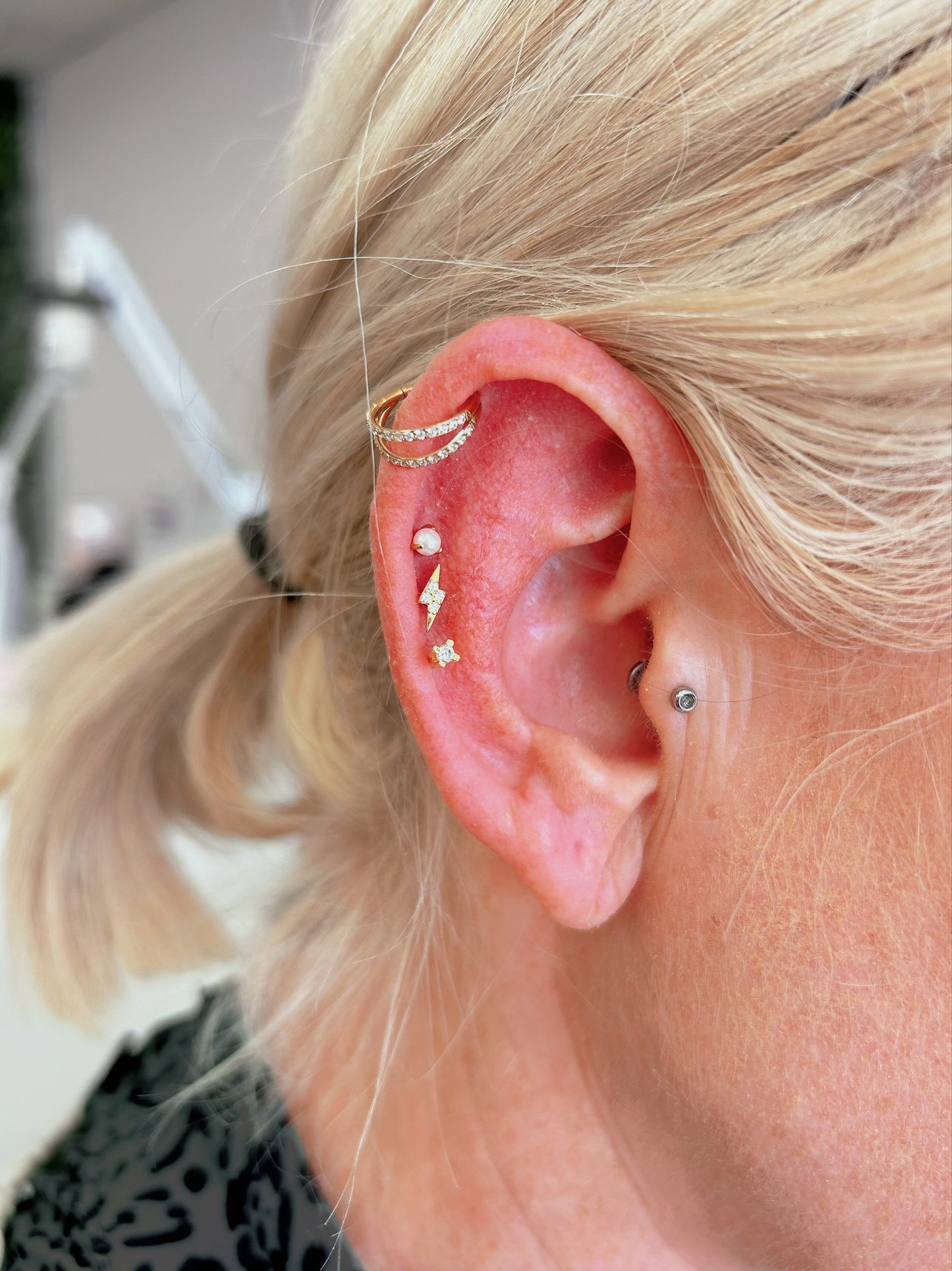 Titanium Pearl Flat Back