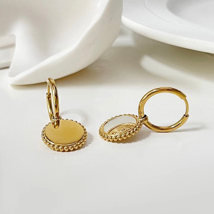Celestial Huggie Earrings
